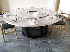 个性定制餐厅大理石餐桌椅厂家推荐 上等大理石火锅桌选购指南