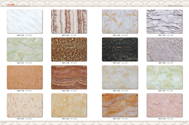 大理石印刷册 纹理的艺术与时间的印迹