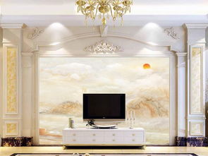 旭日东升 水墨意境大理石背景墙的艺术魅力与实用指南