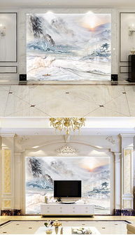 TIF不分层大理石纹花鸟素材 设计中的古典韵味与现代便捷